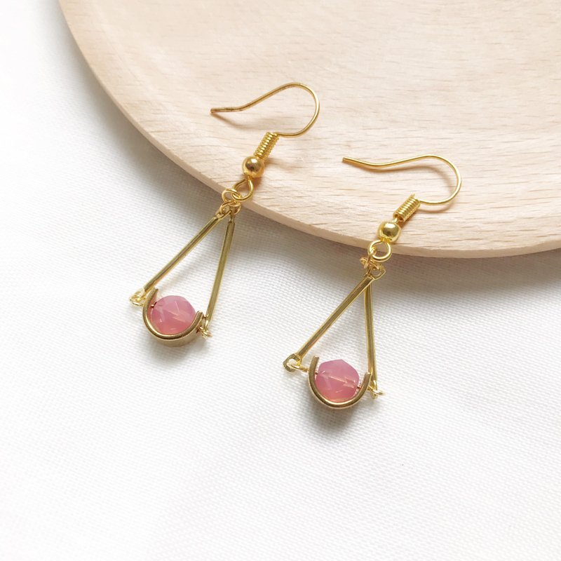 浪漫时刻 - 手作耳环 - 耳环/耳夹 - 其他材质 多色