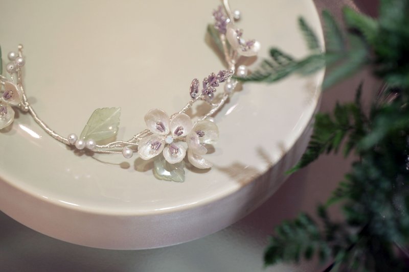 【体验】【文化币手作】圆果秋海棠花饰手作课程 - 金工/饰品 - 半宝石 