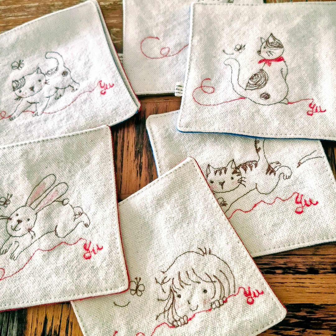 特价品~杯垫 - 杯垫 - 棉 白色