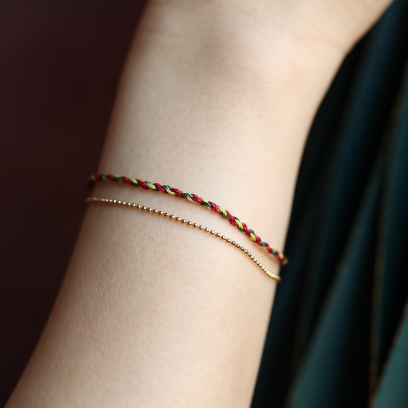 moorigin 麻花编织手绳 | 可洗澡・不掉色 - 手链/手环 - 其他材质 