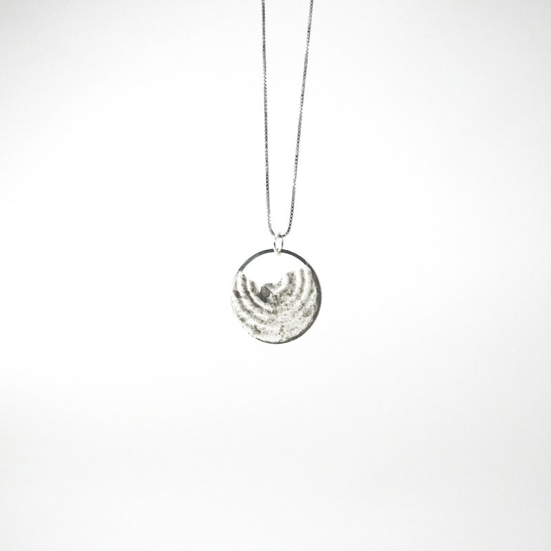 水纹系列水泥项链 (生日礼物/情人礼物) - 项链 - 水泥 银色