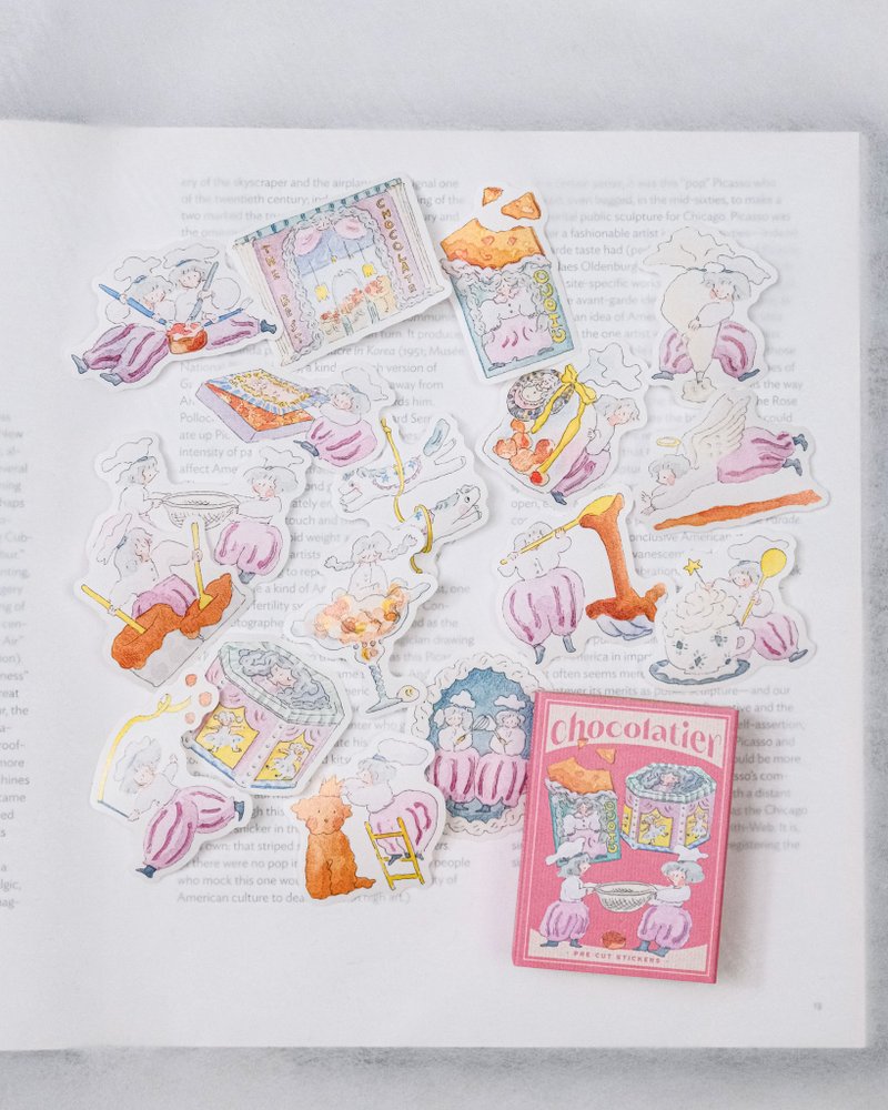 火柴盒系列贴纸 12-可可屋 - 贴纸 - 纸 