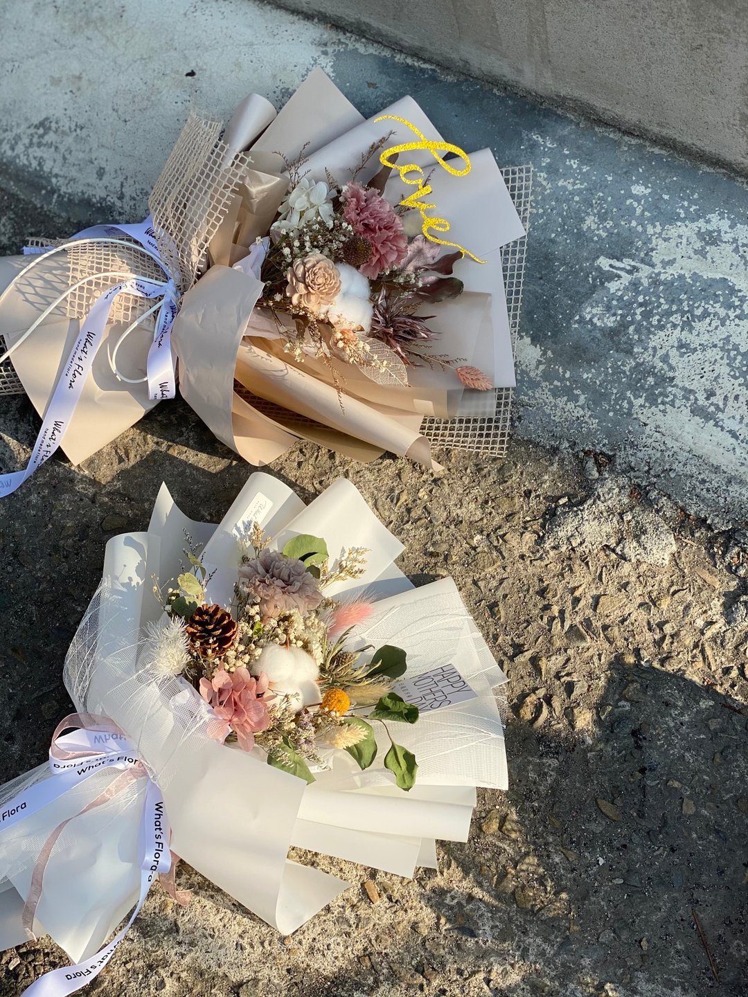 2021母亲节花束 康乃馨花束 永生花束 母亲节快乐 - 摆饰 - 植物．花 红色