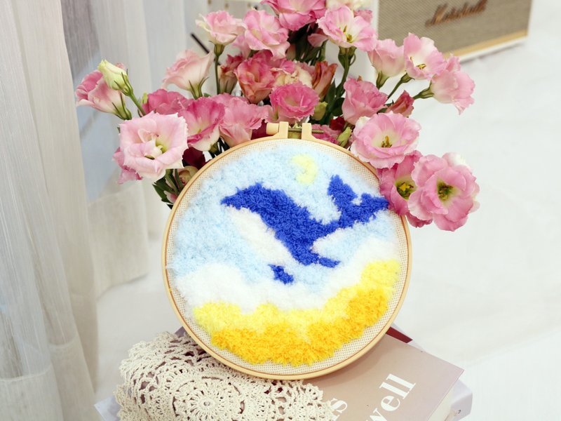 俄罗斯刺绣/戳戳绣/毛线锅垫/一人成团/新手友善 - 编织/羊毛毡/布艺 - 绣线 