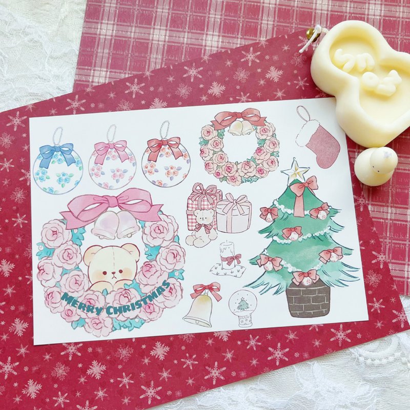 christmas material paper - 纸盒/包装盒 - 纸 多色