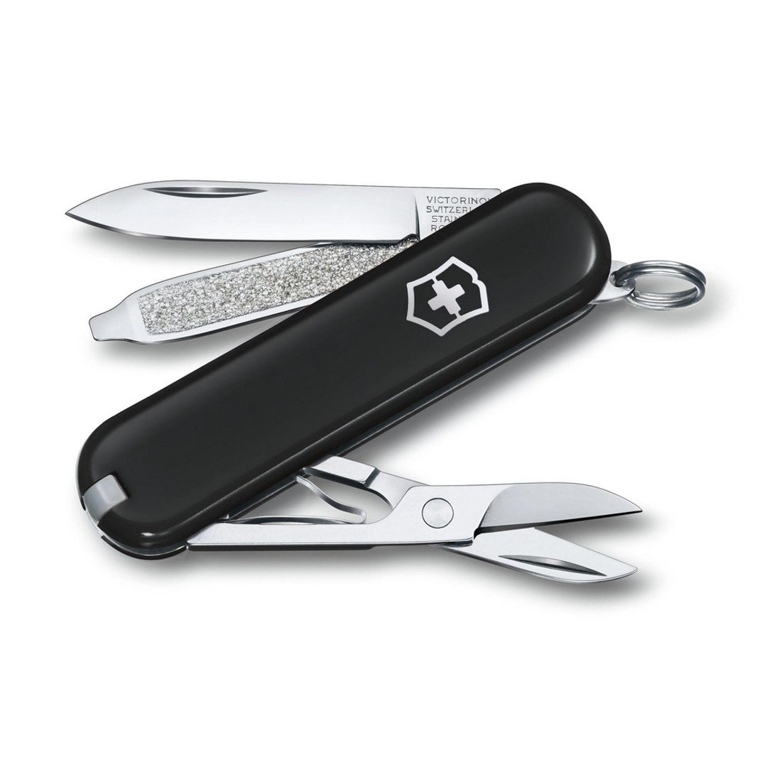 VICTORINOX 瑞士维氏 瑞士刀 7用 Dark Illusion 黑 0.6223.3G - 露营用品 - 不锈钢 黑色