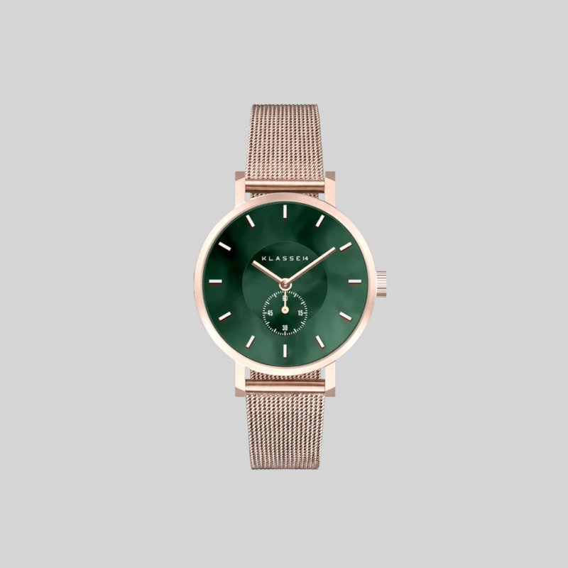 Volare Ruby MOP Champagne  Mesh 32mm - 对表/情侣表 - 不锈钢 