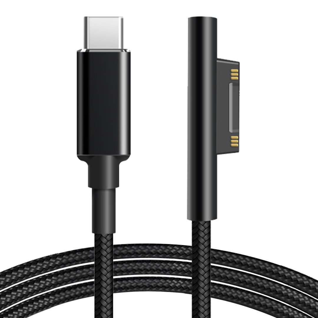 Type-C 转 Surface Connect PD 磁吸编织充电线 65W 快充 140W - 充电宝/传输线 - 其他材质 
