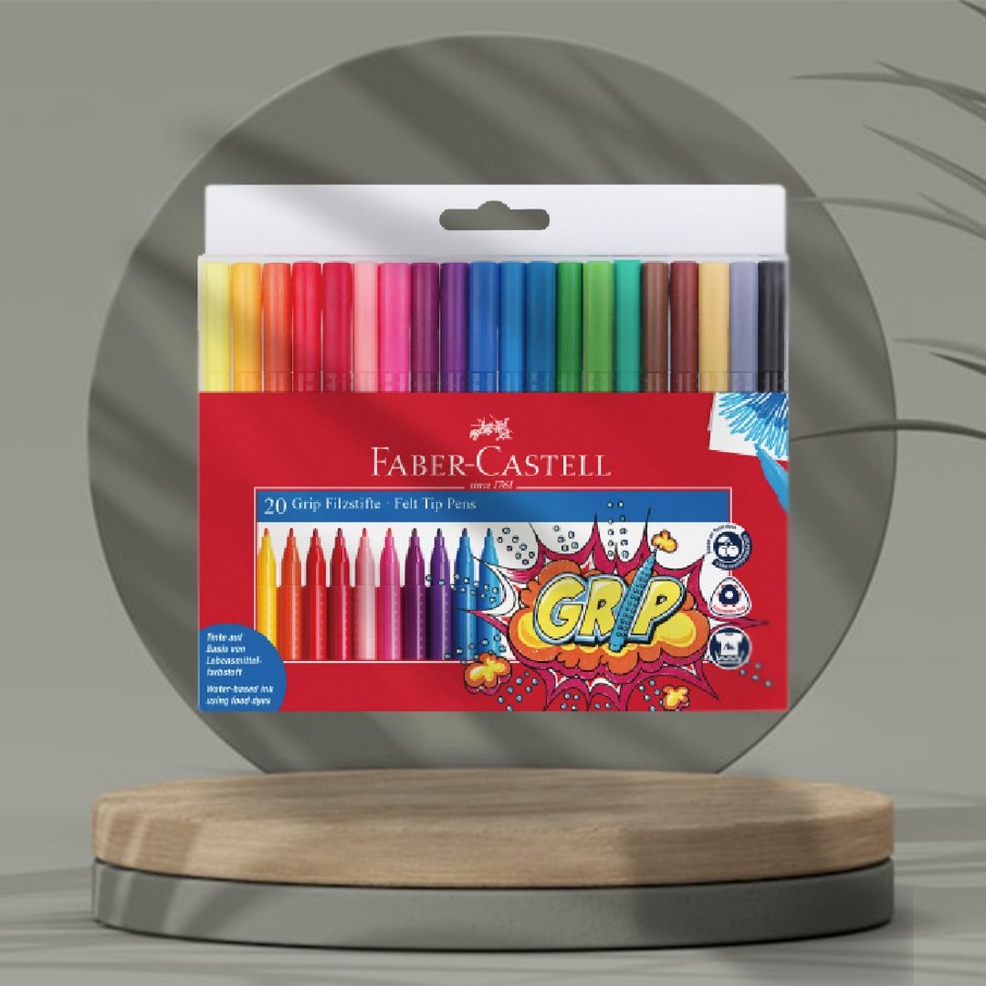 Faber-Castell 握得住抗屋20色彩色笔(原厂正货) - 其他 - 其他材质 多色