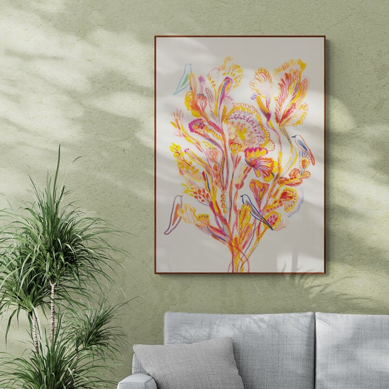 【Lingoooo插画/动物插画】Febbi | 012 三月醒来 春天 - 海报/装饰画/版画 - 纸 