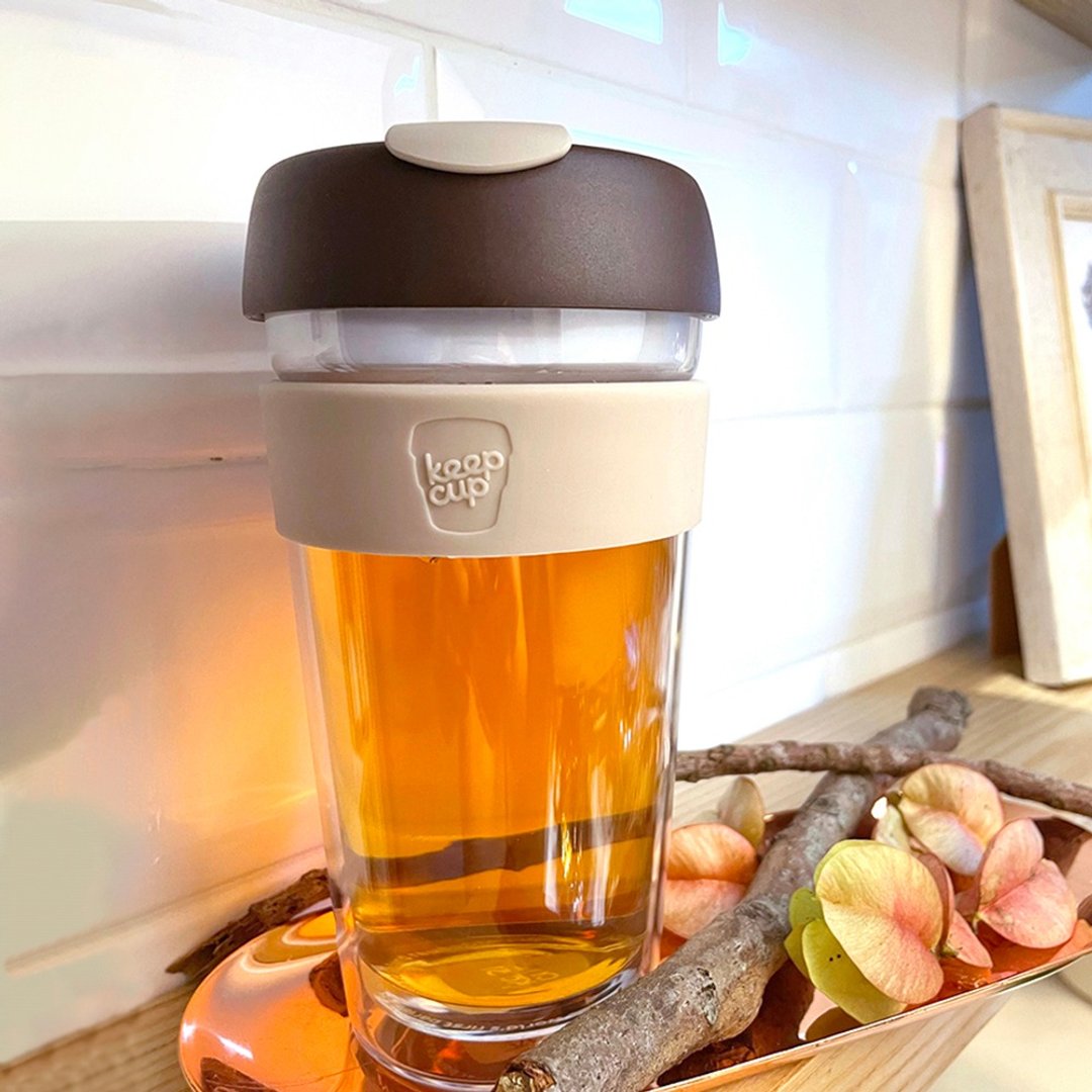 澳洲 KeepCup 双层隔热杯/咖啡杯/环保杯/手拿杯 L - 茶那堤 - 咖啡杯/马克杯 - 玻璃 咖啡色
