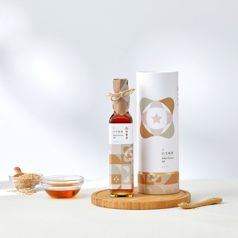 【快速出货】冷压初榨-台湾特级白芝麻油 250ml - 酱料/调味料 - 其他材质 