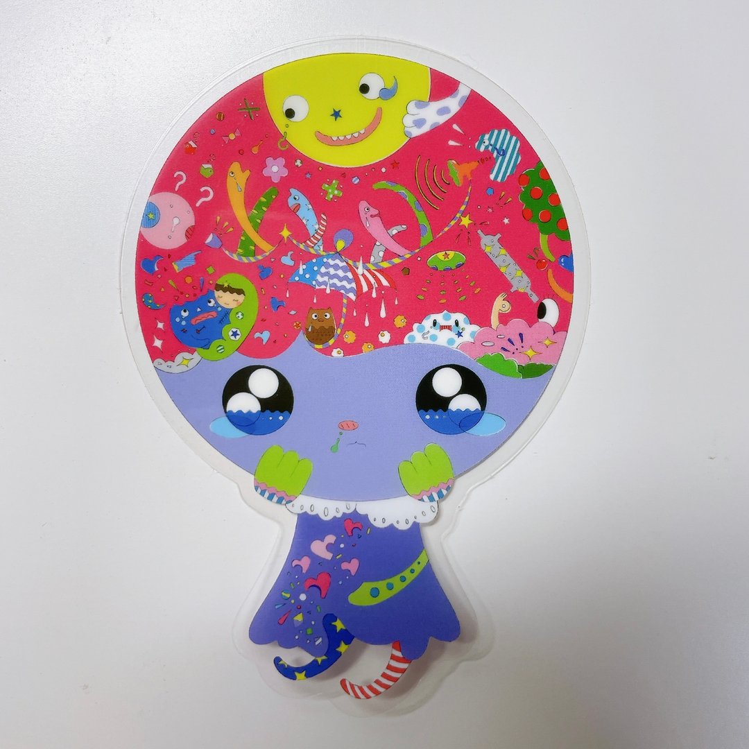 mimitofu's emotion planet 2号外星人大贴纸 (No.3 晚安) - 贴纸 - 塑料 多色