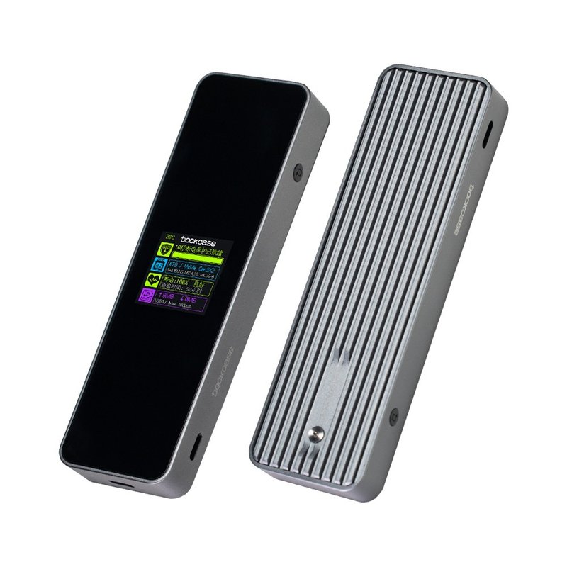 Dockcase M.2 NVMe SSD 铝合金智能硬盘盒 DSWC1C-10 硬盘外接盒 - 电脑配件 - 其他材质 灰色