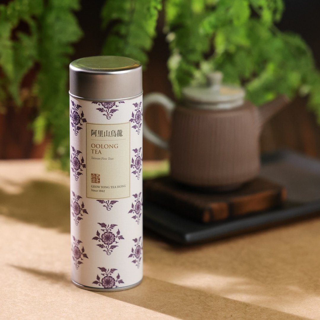 阿里山乌龙茶 三角立体茶包(12包入) 缤纷高罐 - 茶 - 新鲜食材 
