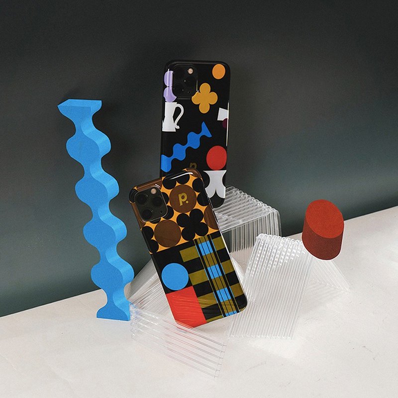 二川井 x PaperPlay 聯名款 中古碎片 復古印花手机壳 iPhone - 手机壳/手机套 - 环保材料 