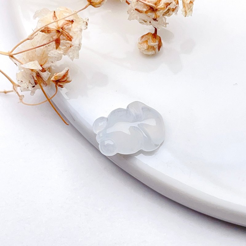 高冰翡翠小金鱼| 戒面 | 裸石 | 天然缅甸玉翡翠A货 | 送礼 - 金工/饰品 - 玉石 透明