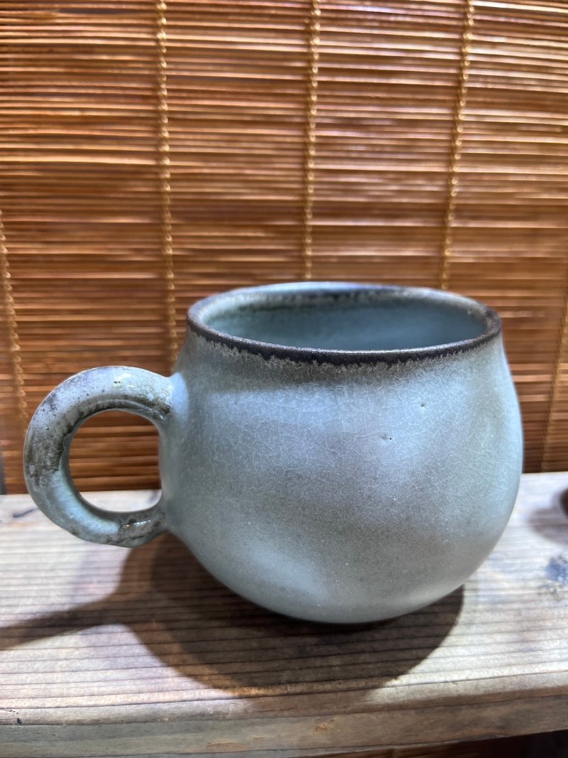 柴烧马克杯 - 咖啡杯/马克杯 - 陶 绿色