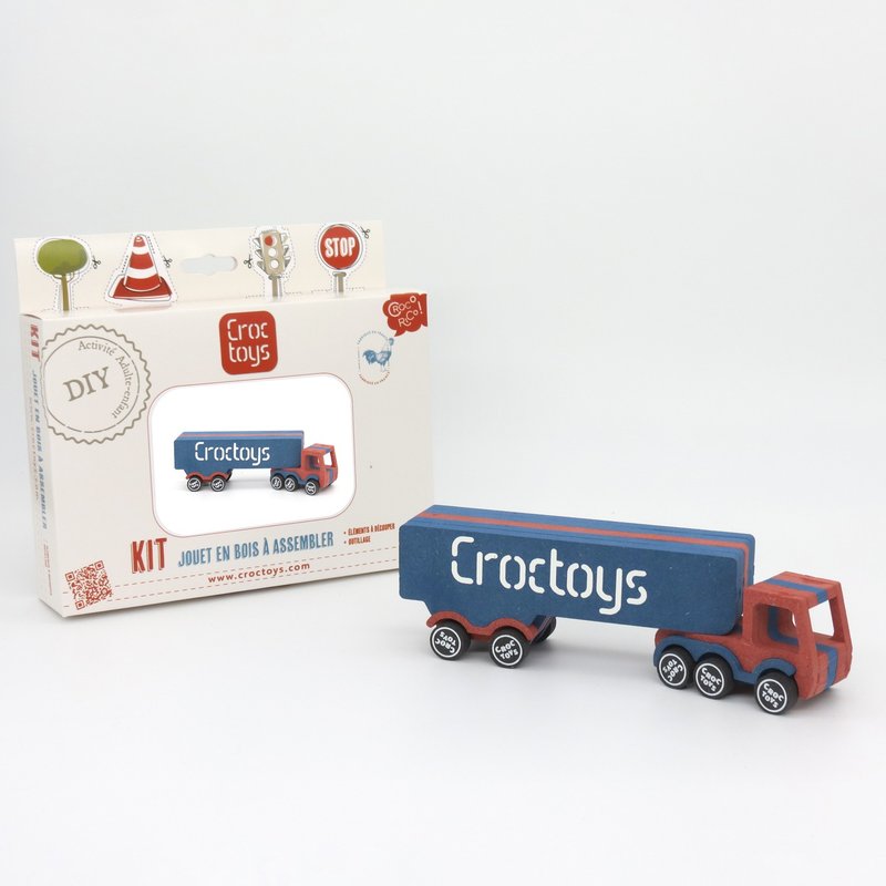 Croctoys RÉMY 货柜车 DIY组装套件 - 玩具/玩偶 - 木头 