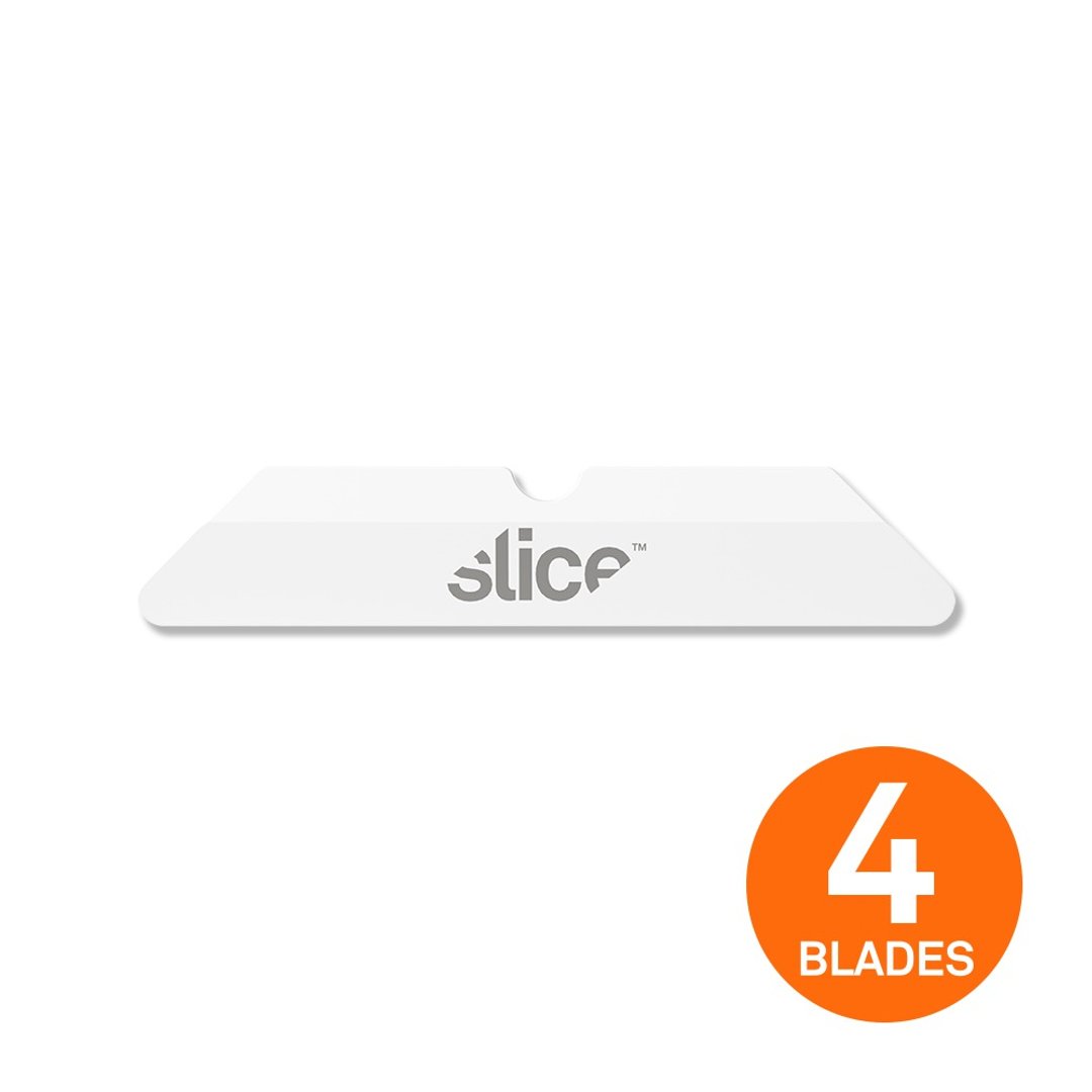 【Slice】迷你陶瓷替刃 -圆 -4入组 - 剪刀/拆信刀 - 瓷 白色