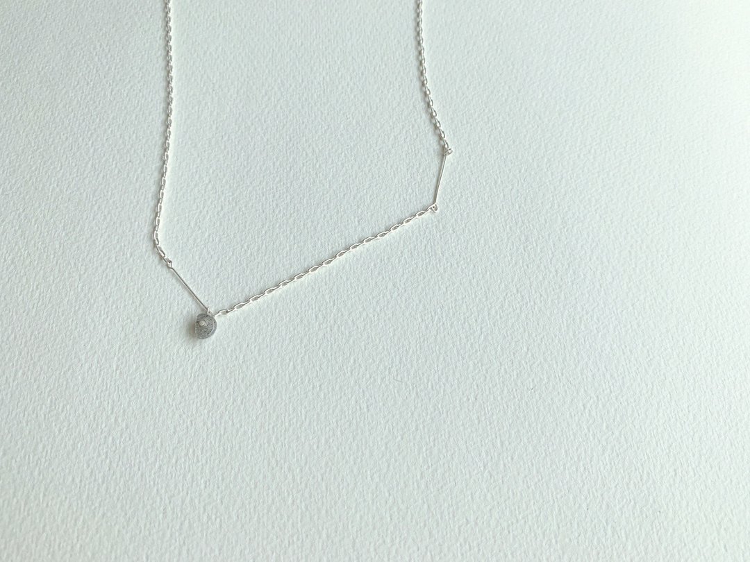 at dawn Necklace - 项链 - 半宝石 银色