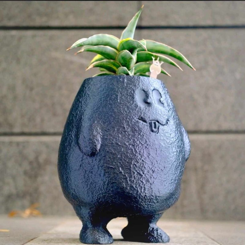 【蛋老大】3d盆器 块根盆 多肉盆  3d打印 白马城 象牙宫 盆 花器 - 植栽/盆栽 - 塑料 