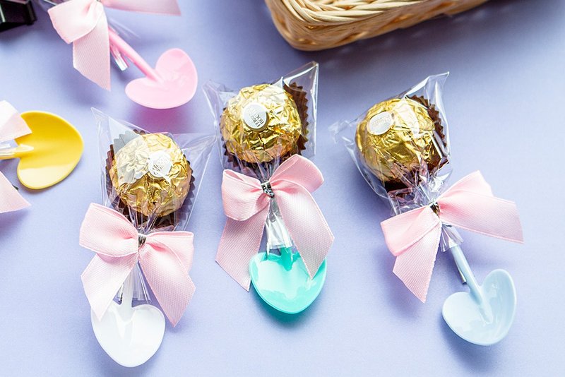 幸福铲子-金莎巧克力-二次进场 送客礼 位上礼 婚礼 糖果 祝福 - 零食/点心 - 新鲜食材 多色