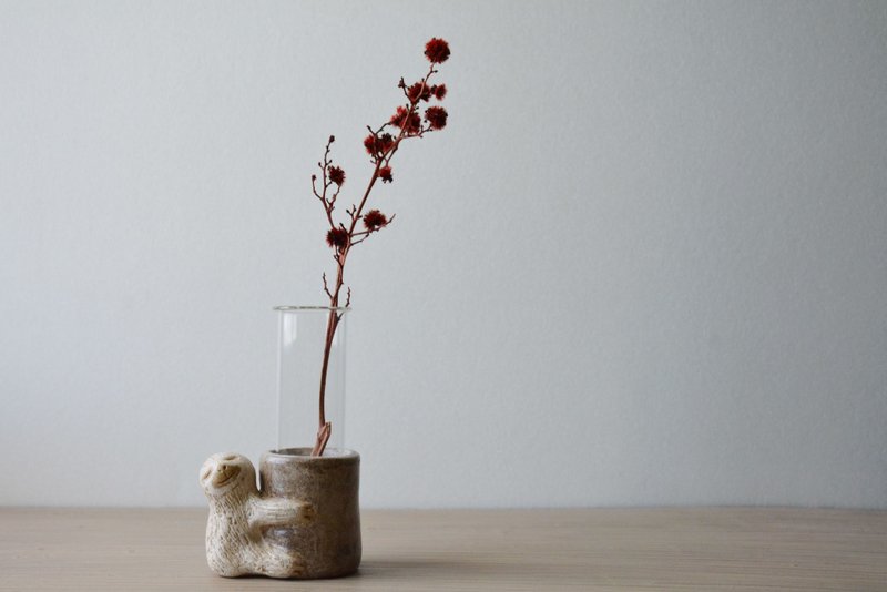 虹霓彩艺Rainbow-neo 树懒 拥抱 扩香瓶 花瓶 扩香木 - 花瓶/陶器 - 其他材质 