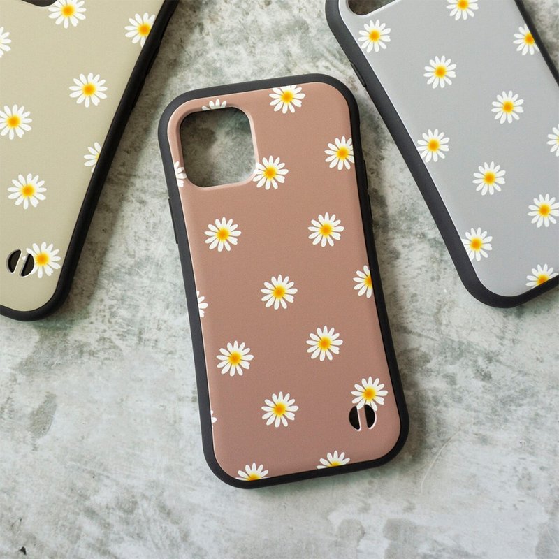 iPhone 限定 玛格丽特花卉 S型防摔手机壳 雾面拿铁色 PM01 - 手机壳/手机套 - 塑料 灰色