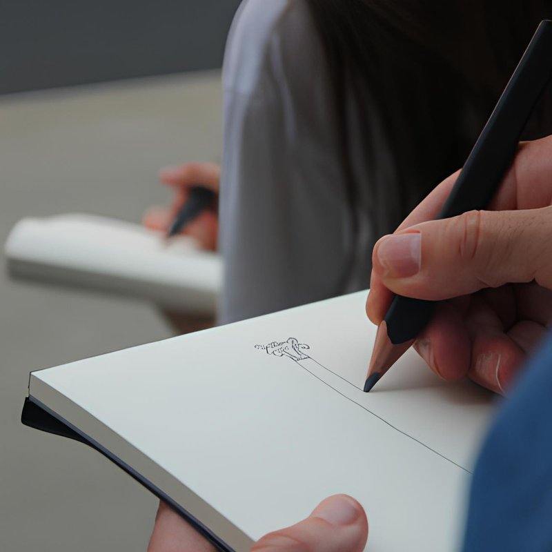 【MOLESKINE】艺术上掀素描画本 - 笔记本/手帐 - 纸 