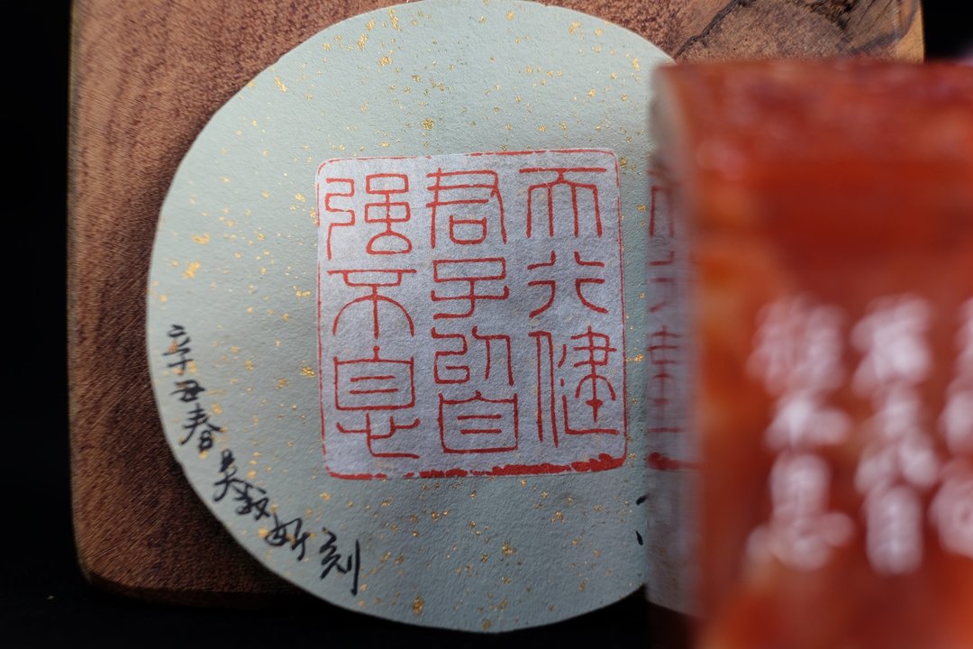 【印钮篆刻】天行健君子以自强不息 - 印章/印台 - 石头 红色