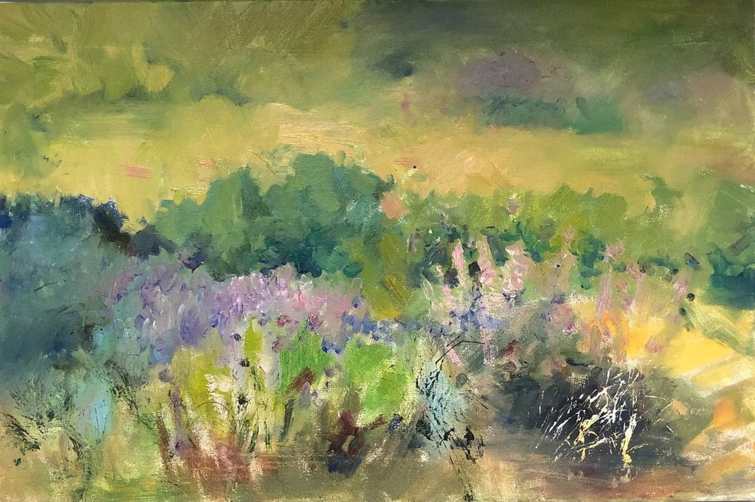 夏日交响曲之花原创油画风景墙画家居装饰 - 墙贴/壁贴 - 棉 