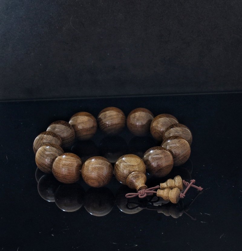 阴沉木木珠 18mm 手链 ( HKA2145 ) - 手链/手环 - 木头 