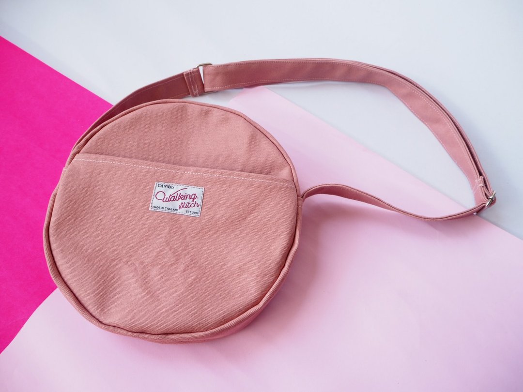 Circle Bag Pink - 其他 - 棉．麻 粉红色