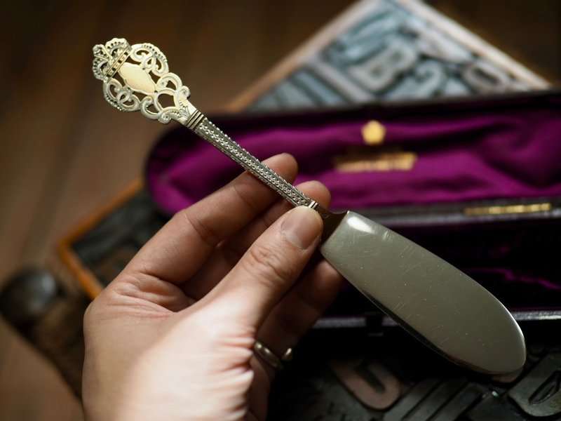 英国纯银抹刀 - 摆饰 - 纯银 银色