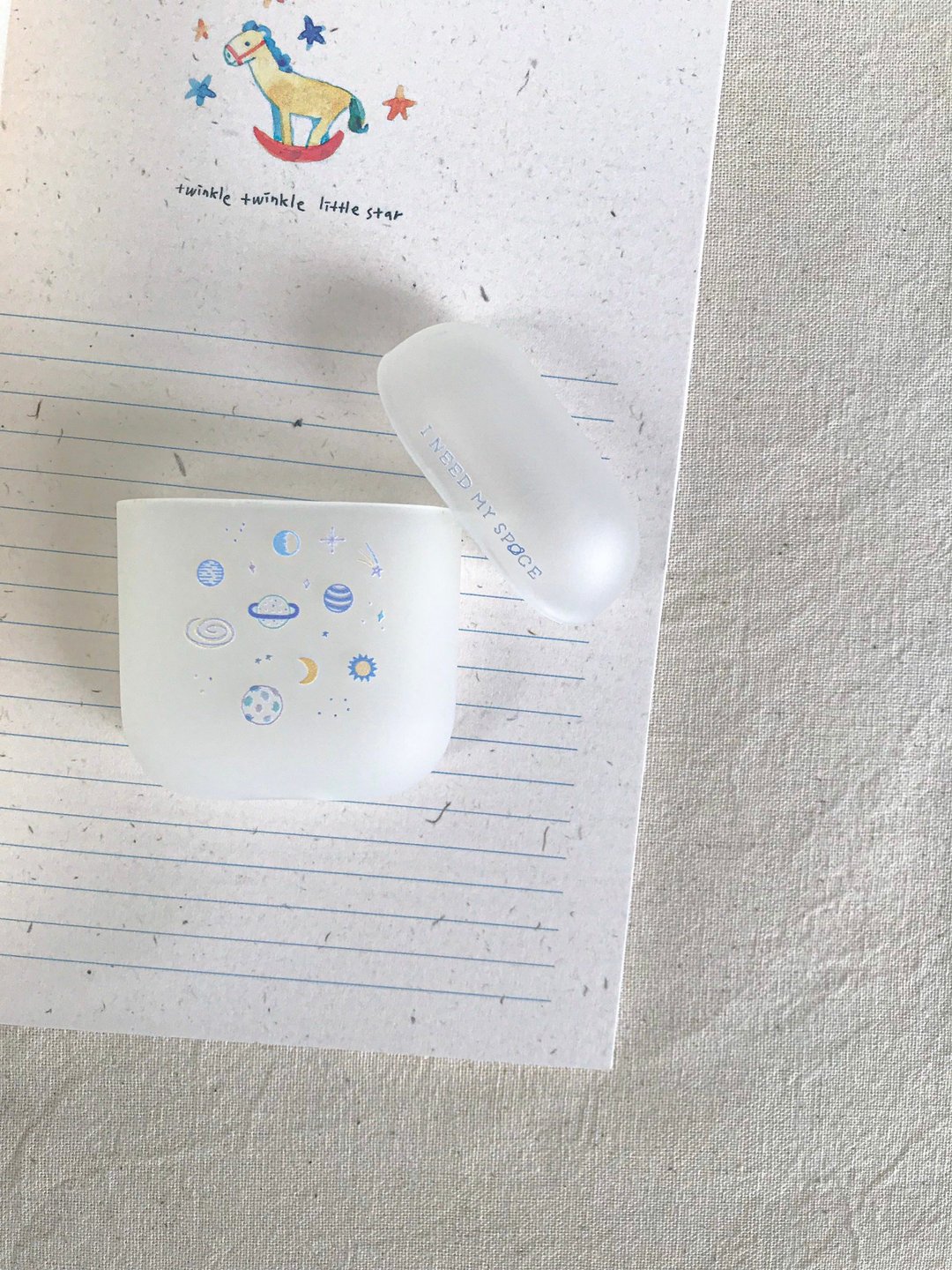 I NEED MY SPACE AirPods Case/ Silicone Case - 手机配件 - 其他材质 透明