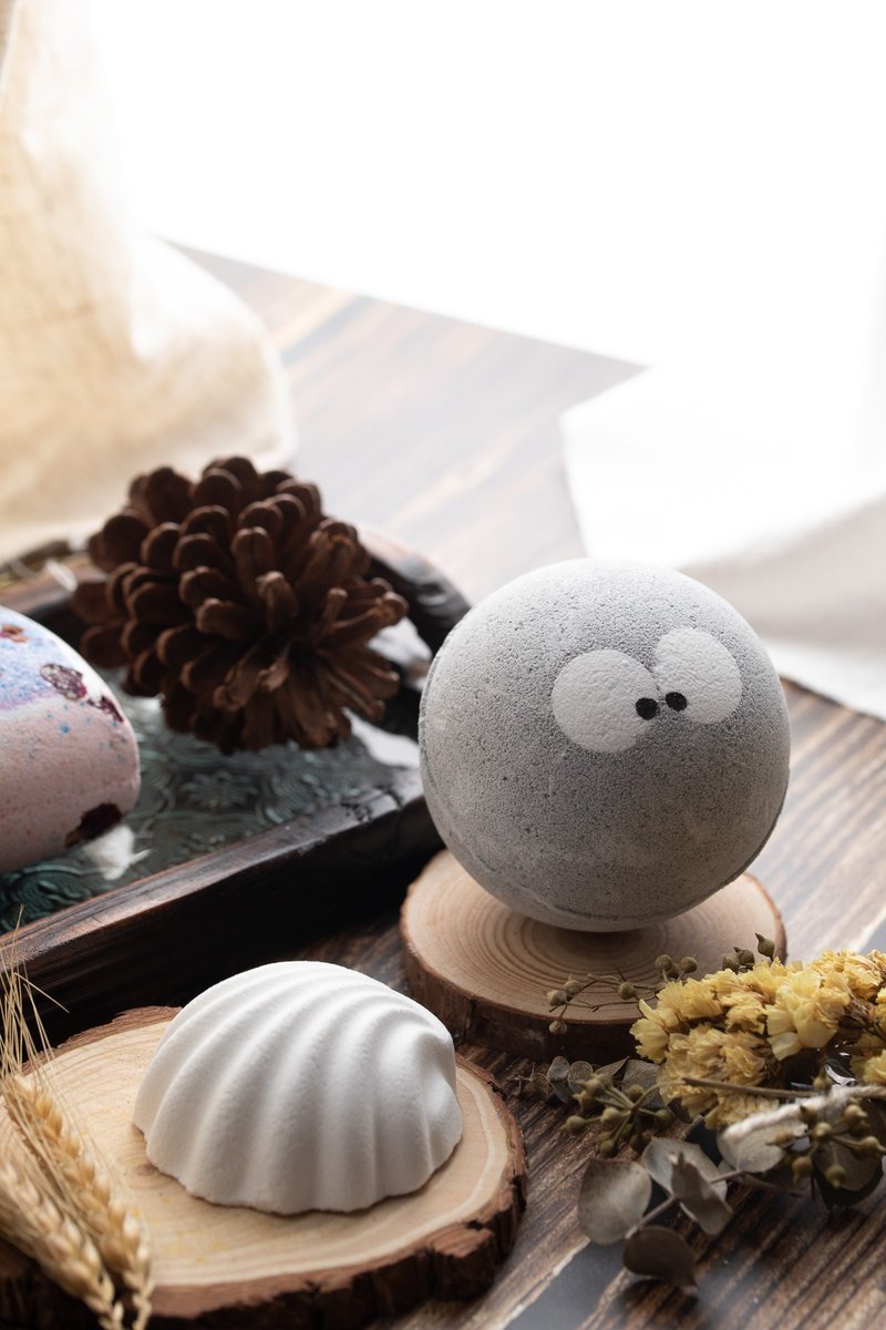 Bath Bomb 泡澡球 | 小煤炭 Little Coal 泡泡浴球 - 其他 - 其他材质 灰色