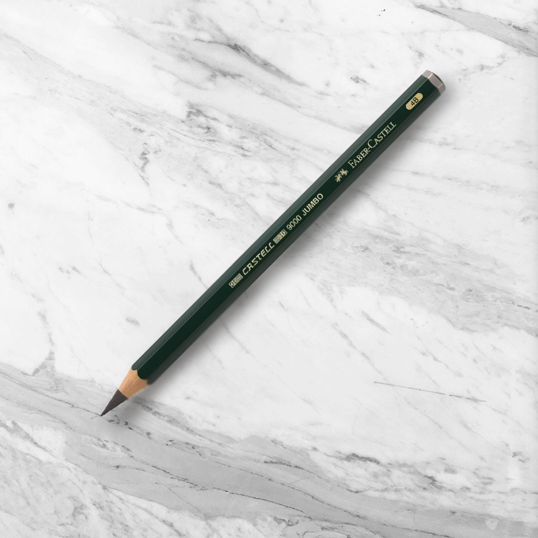 Faber-Castell JUMBO顶级9000 素描铅笔4B(原厂正货) - 其他 - 其他材质 黑色