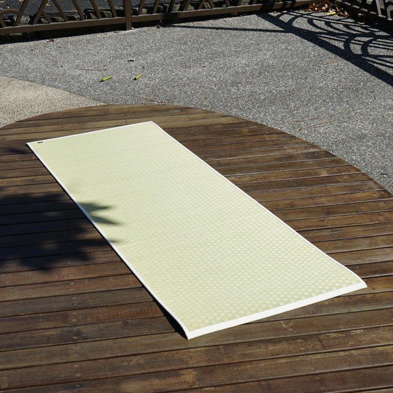 【蔺草原貌】蔺草瑜珈垫Eco-Plain 榻榻米上瑜珈体验自然 66x185 - 瑜珈垫 - 植物．花 