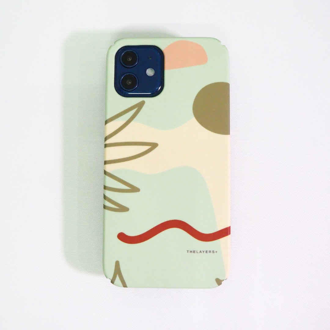 新品万岁 | 法式浪漫抽象卡其大地图案 Phone case 原创手机壳 - 手机壳/手机套 - 塑料 粉红色