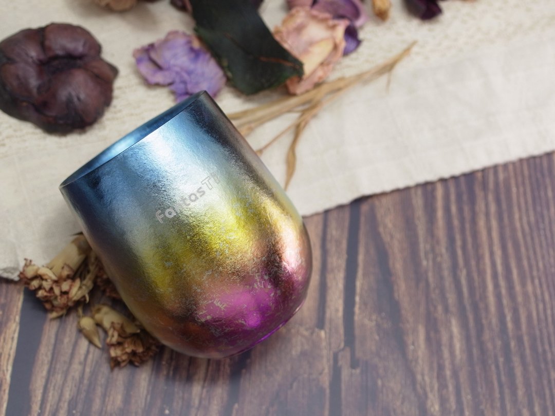 FantasTi 钛爱生活系列-纯钛双层保温保冷钛杯-炫彩结晶 220ml - 其他杯子 - 其他金属 粉红色