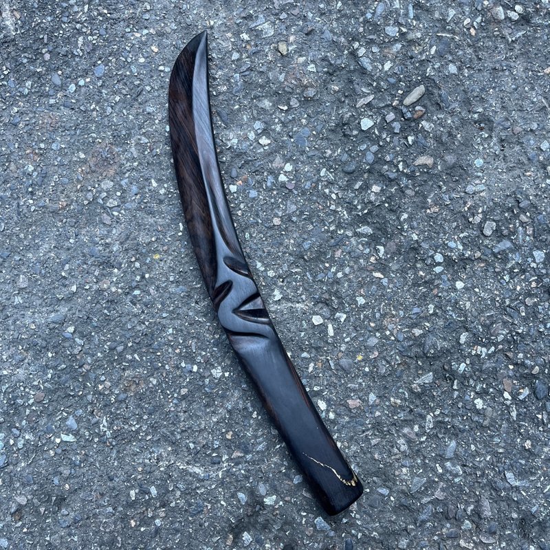 我贩剑　妖刀　光祈阈惑　艺术木刀　手工木剑　匕首　魔剑纸镇 - 摆饰 - 木头 黑色