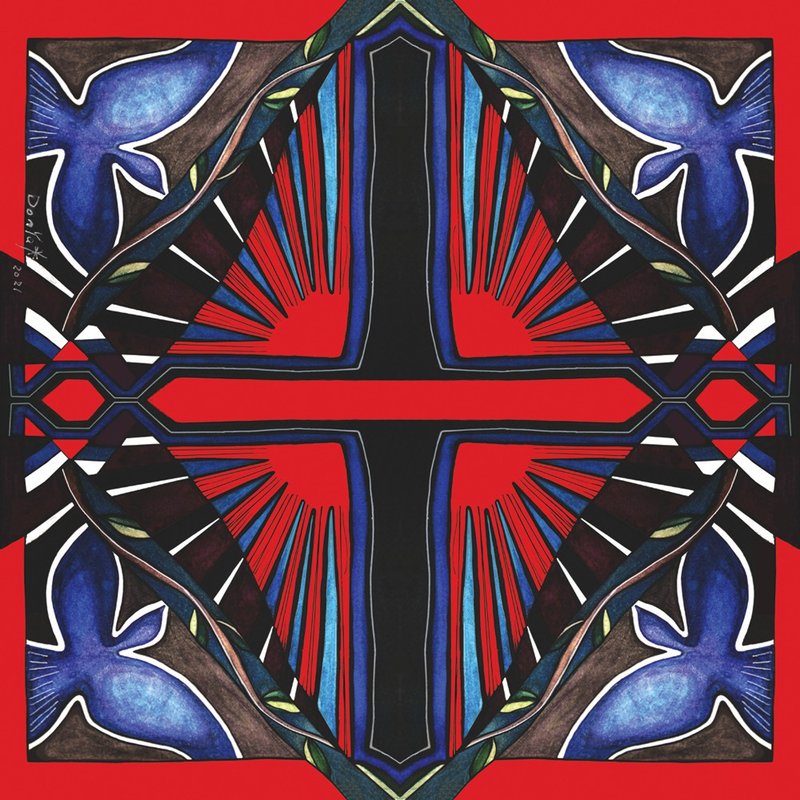 米唐亚时尚-艺术商品化 - 自由之鸽 蚕丝巾 方巾订制品-文创礼品 - 丝巾 - 丝．绢 多色