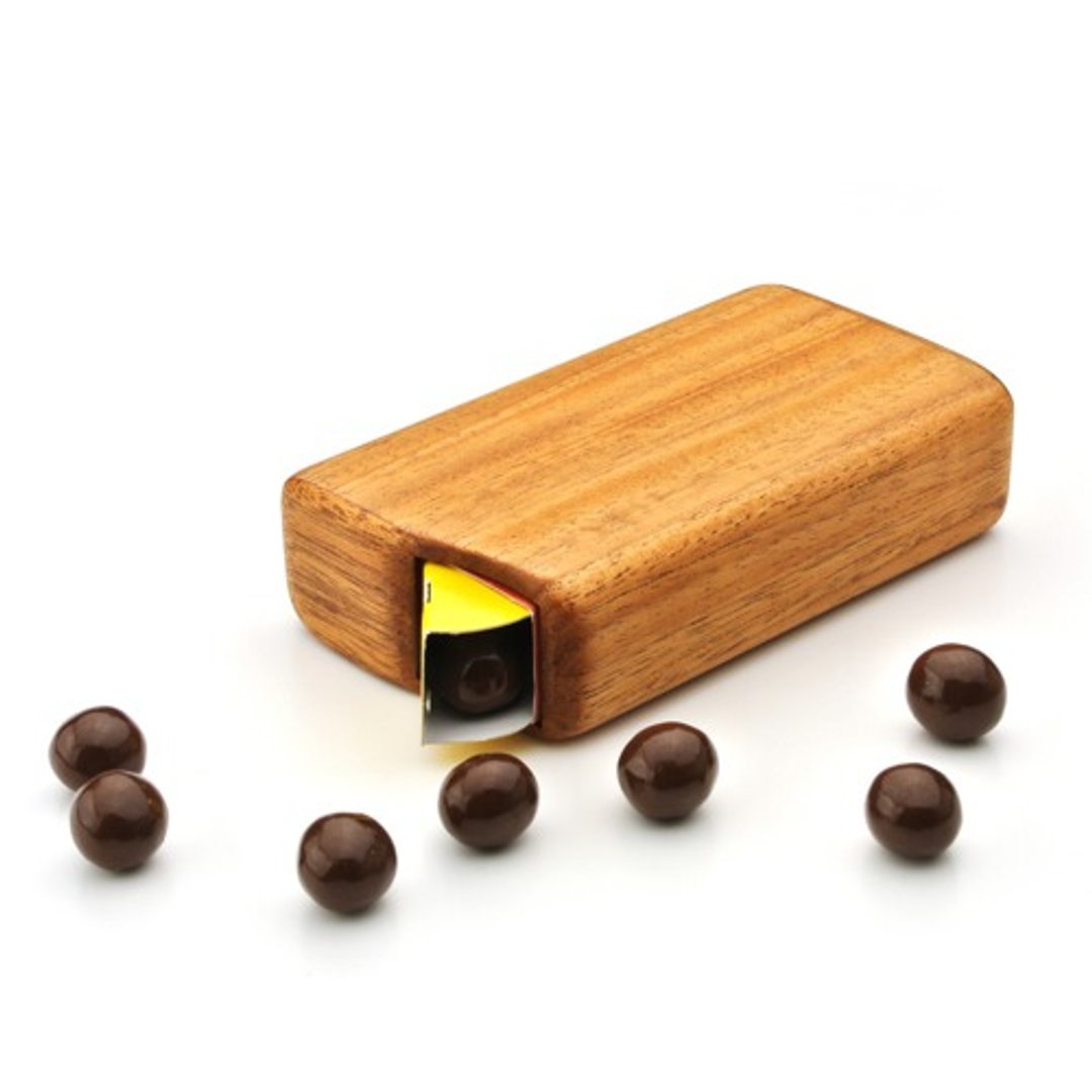 Morinaga chocolate ball exclusive wooden case - 其他 - 木头 