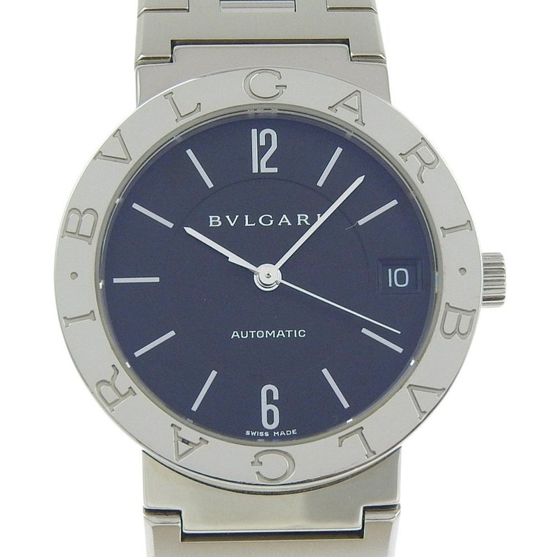 【日本直送】宝格丽 BVLGARI 宝格丽宝格丽 腕表 BB33SSAUTO cal.220 自动上链 不锈钢 黑色表盘 男款【二手】 - 女表 - 不锈钢 黑色