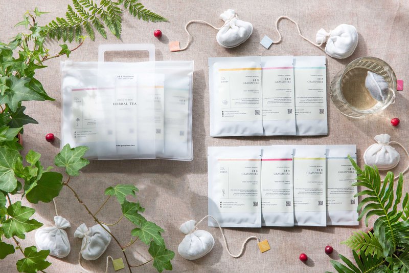 小草作 花草茶自用组 一周保养系列 - 茶 - 新鲜食材 绿色