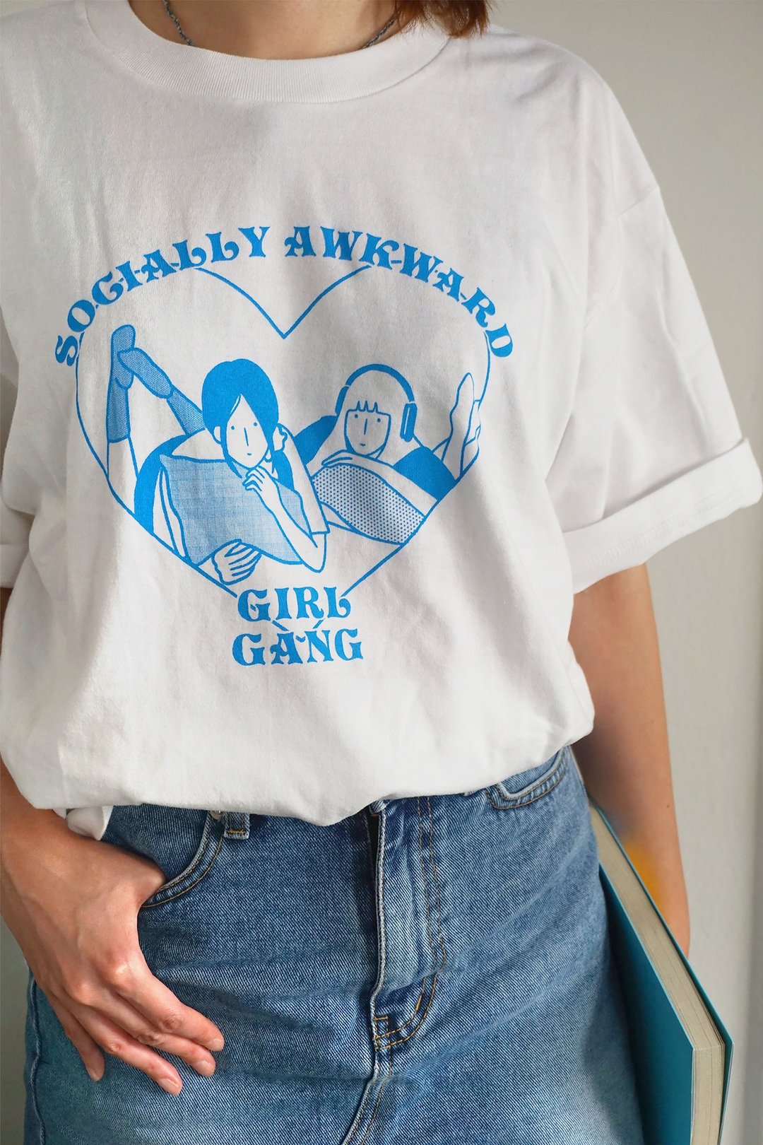 社交笨拙帮 Socially Awkward Girl Gang T-shirt - 女装 T 恤 - 棉 
