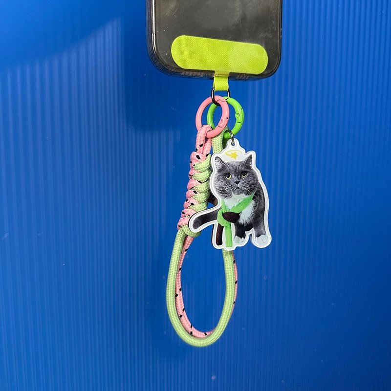 来图定制 任意图形 亚克力钥匙扣饰 手机挂绳 颜色可选 多种用法 - 订制抱枕/饰品 - 其他材质 多色