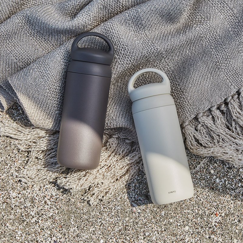 日本KINTO 提式轻巧保温瓶 500ml / 共11色 - 水瓶/水壶 - 不锈钢 白色