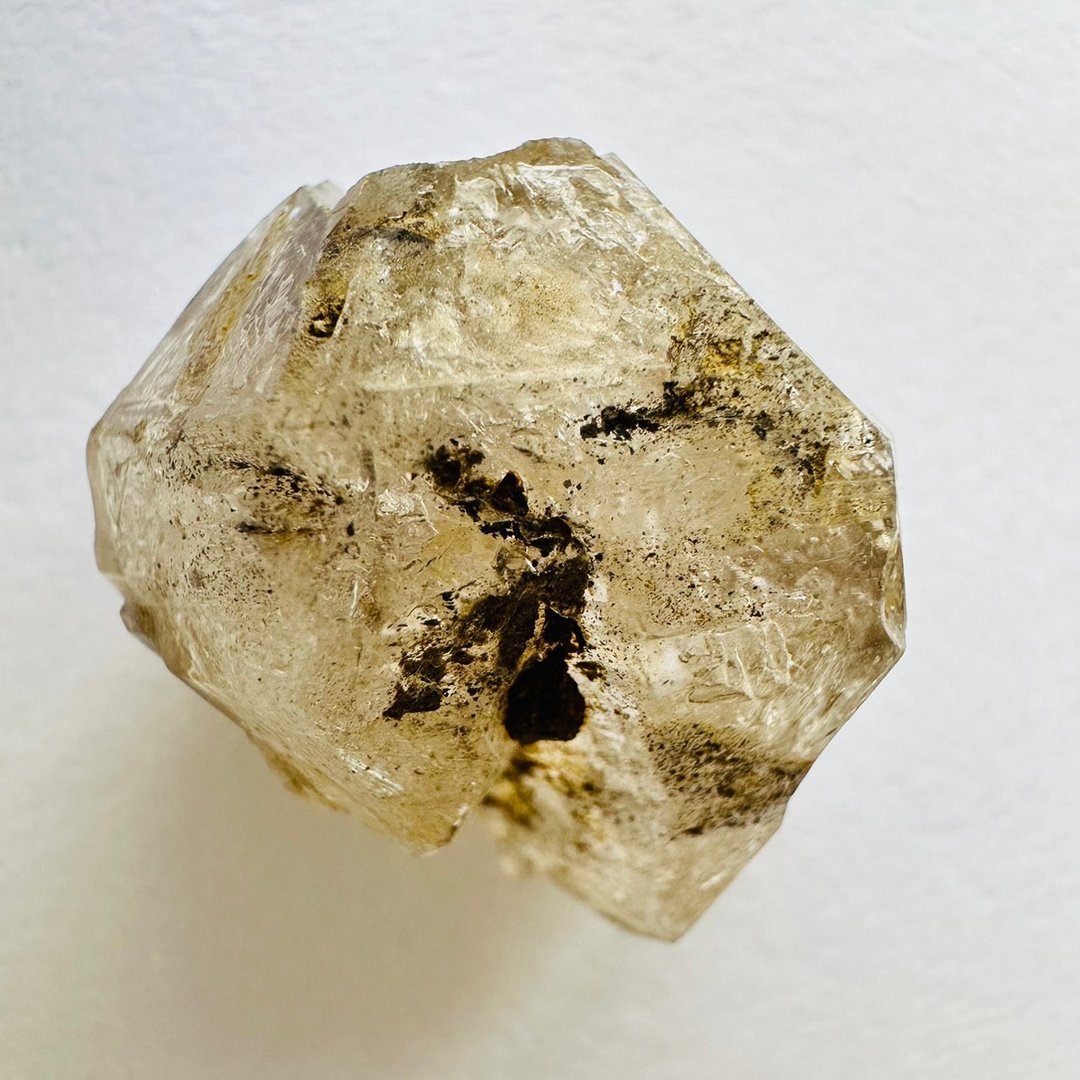 巴基斯坦黄泥骸骨水晶 银12开窗骨干水晶 原石原矿标 磁场脉轮 - 摆饰 - 其他材质 金色